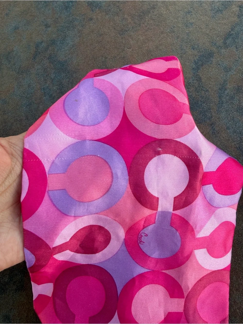 Coach Y2K Pink Silk Optical C Headband